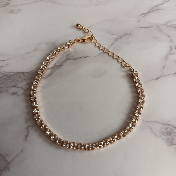 Crystal Gold Bracelet - Picture 2 of 5